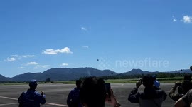 US Air Force's display wows Indonesian locals to commemorate 70 years of cooperation between nations