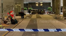 Hong Kong protests damage - 7620