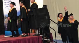 Bullied as a teen 56-year-old high school dropout finally graduates