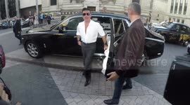 Simon Cowell Arrives At His Syco Summer Party