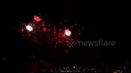 Seattle's Independence Day Fireworks from Gasworks Park filmed on 4th July 2019