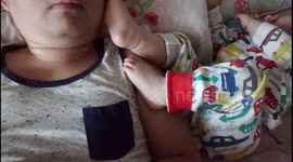 This is what happened when your sleep with a toddler