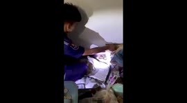Snake Caught In Woman's Bedroom
