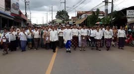 Locals take part in 'Ghost Festival' in northern Thailand