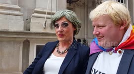 Pride in London attended by tens of thousands of people.