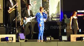 Celine Dion singing The Power Of Love live at Hyde Park