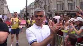 Sadiq Khan starts 50th London Pride Parade, 2019