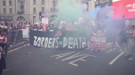 The Protest That Followed This Years London's Pride Parade