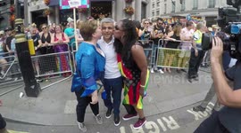 Mwwwah! Sadiq Khan gets kisses from Thornberry and Butler