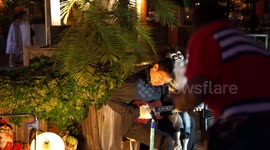 A very lovely and clever street performance at Asiatique, Bangkok.