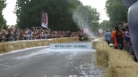 Vehicles Get Smashed Up AT The RedBull Soapbox Race