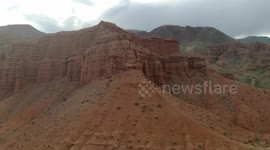 Fairytale-Red Canyon, Bishkek, Kyrgyzstan, Drone video