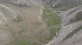 Kyrgyzstan, Tash Rabat - Silk Road to Chine, Mountain of Tash Rabat, Nature...