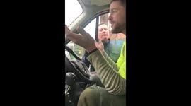 Van drivers attacked by man wielding knife in East London
