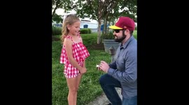 US man 'proposes' to girlfriend's daughter asking to be her dad