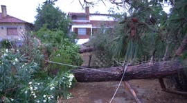 Cleanup footage reveals extent of damage after Greece storm