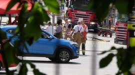 Huge blaze breaks out at Warner Bros studios as police cordon off area