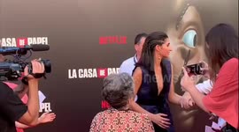 This is the red carpet from the Netflix series La Casa de Papel