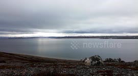 A landscape of Norwegian fjord