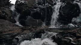 Waterfalls on the mountains