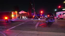 Two Vehicle Crash at Intersection Ends with an SUV VS a Pole, Children Involved In Crash