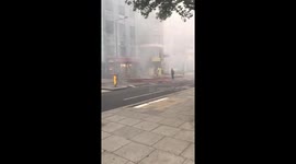 Farringdon clerkenwell fire. First on the scene