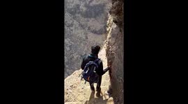 Trekker from india completes one of the most thrilling trek without ropes