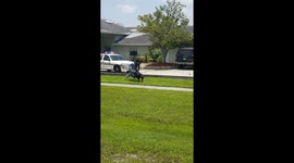 Florida man tries to flee cop car on BICYCLE, face-plants and gets tased