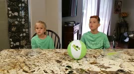Food v. Slime Challenge Green Edition