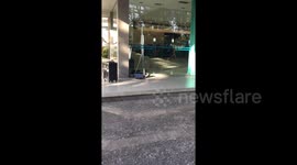 Glass doors shake as 5.7 earthquake hits Bali