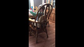 Playing at the dinner table