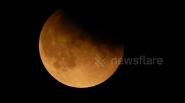 Apollo 11 moon landing anniversary sees partial lunar eclipse over London