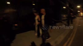 Katie Piper Takes A Stumble