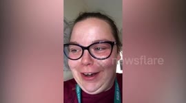 A postwoman has been hailed an ‘impressive shot’ after she hurled a parcel through an upstairs window when the homeowners were out - and managed to land it on the bed