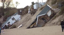 Aftermath of erosion in Hemsby