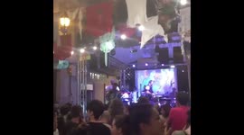 Music festival in Barcelona.