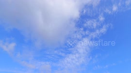 Time lapse of clouds above Leeds