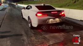 Cammed Camaro SS vs  Dodge Challenger and Hellcat Charger