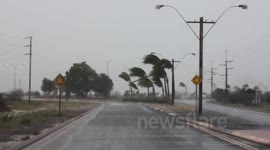 Cyclone Rusty Sth Hedland Roundabout.( Australia)