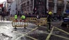 Regent Street burst water main emergency
