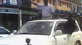 The former Mp for Ainamoi(Now Kericho County) Retains his seat in The kenyan general elections and celebrates on the streets with his supporters