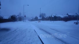 SEVERE WEATHER HITS KENT DANGEROUS DRIVING CONDITIONS 12TH MARCH 2013