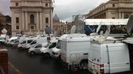 The World's Media Wait For News Of The New Pope