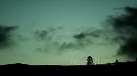 Comet over the hill