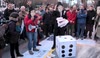 Spain_protest before EU leaders meeting