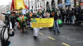 Hare Krishna at the St Patrick's Day parade