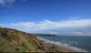 paragliding over whitsand bay today in cornwall