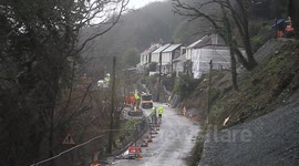 the scene of the lady that died in the landslide in her house