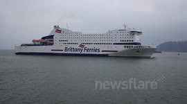 the Mv Armorique ,Roscoff to Plymouth brittany ferries,