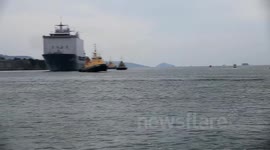 HNLMS Johan de Witt L801 arrives at plymouth naval base today